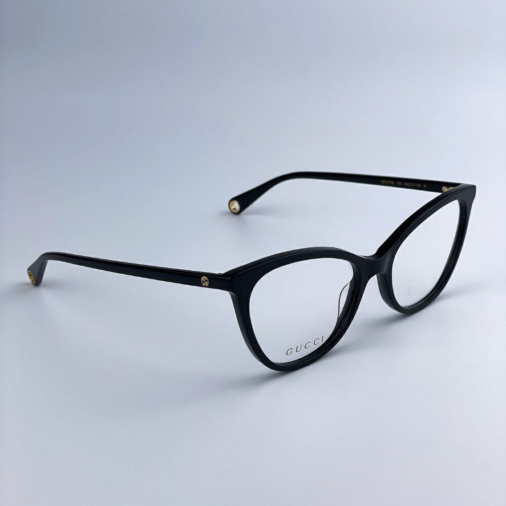 NEW Gucci GG1079O 001 Black Cat Eye Women Eyeglasses - Picture 5 of 14